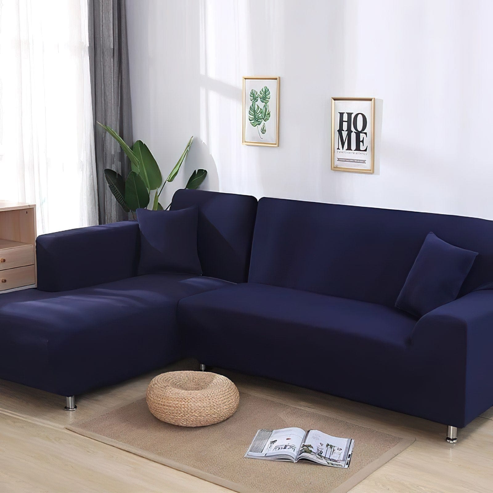 Azul marino - Fundas para sofás y sofás de esquina - La Casa de las Fundas