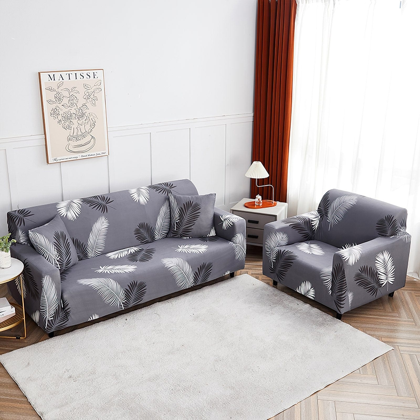 Gris exótico - Fundas para sofás y sofás de esquina - La Casa de las Fundas