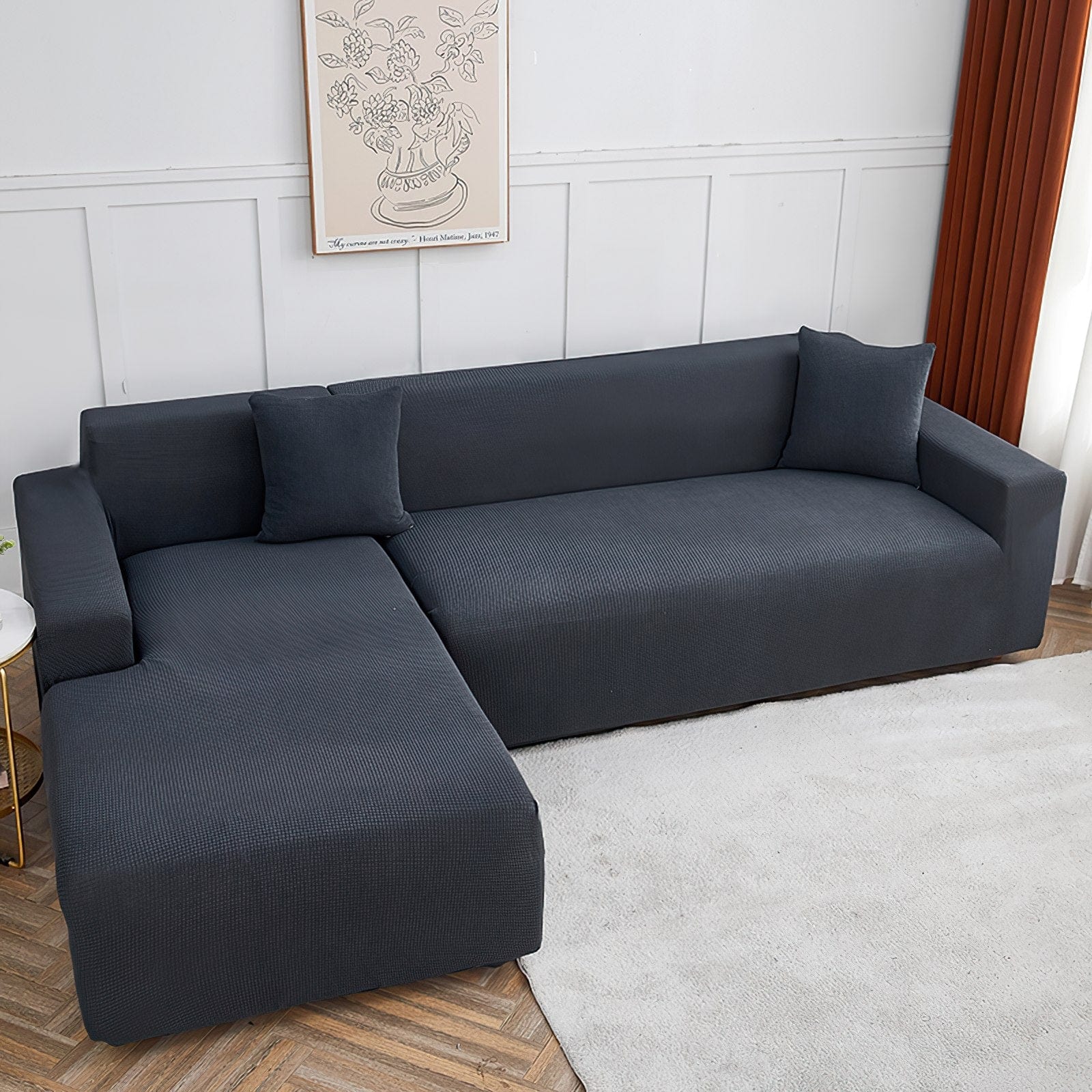 Gris - Fundas impermeables para sofás y sofás de esquina - La Casa de las Fundas