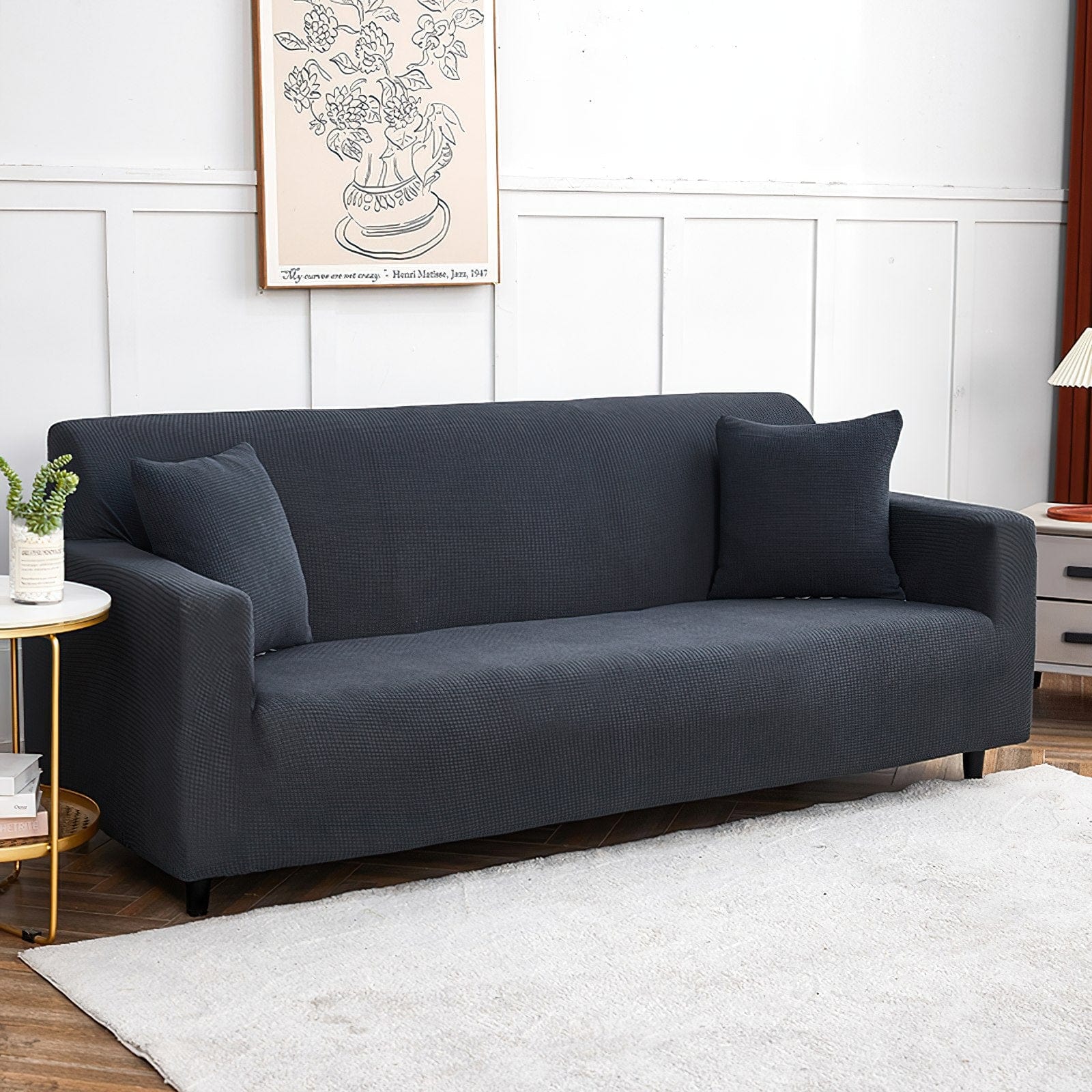 Gris - Fundas impermeables para sofás y sofás de esquina - La Casa de las Fundas