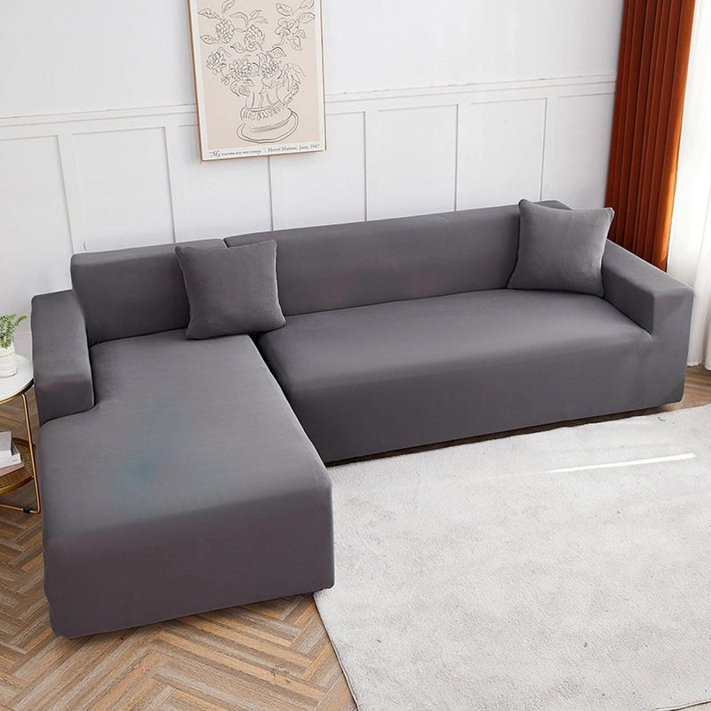 Funda de sofá elástica Gris antracita — vista 2