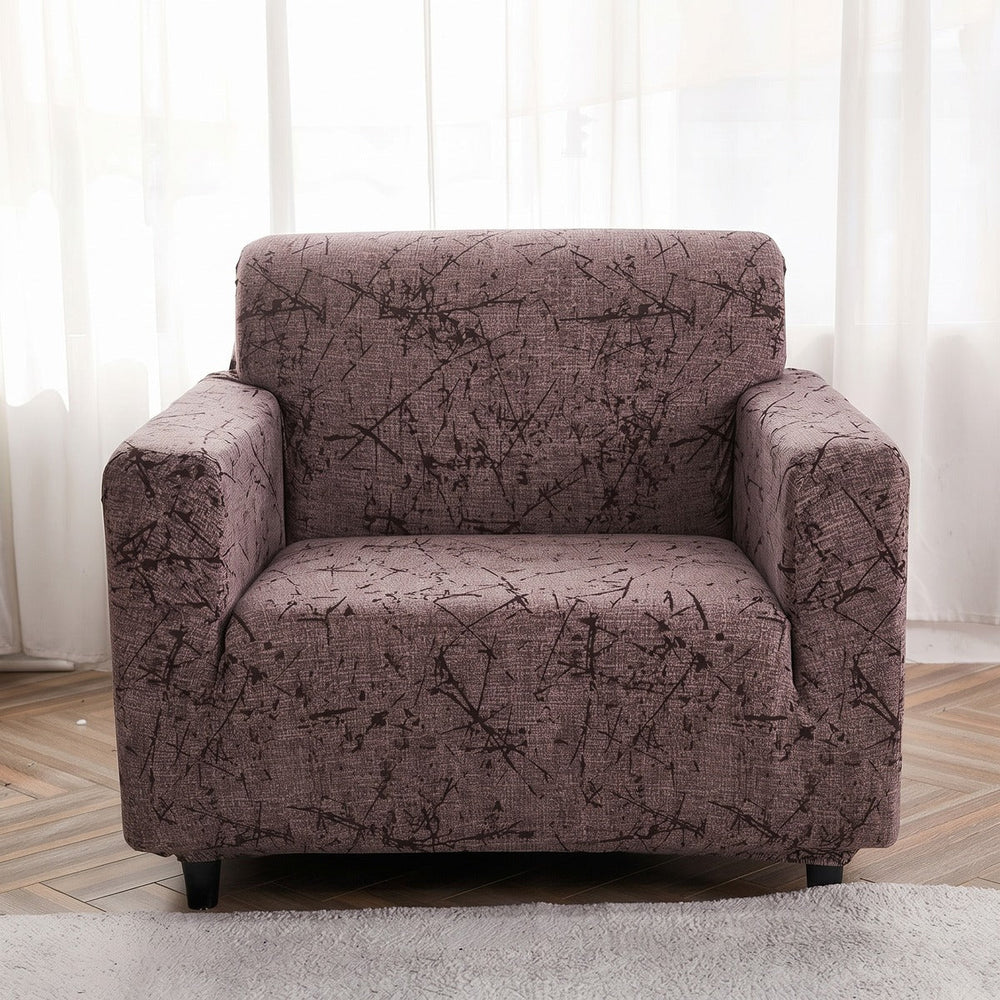 Funda de sillón elástica Topo ramitas