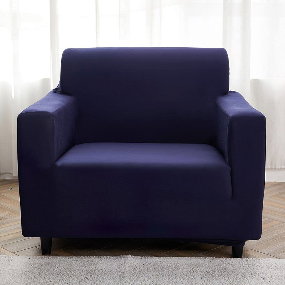 Funda de sillón elástica Azul marino