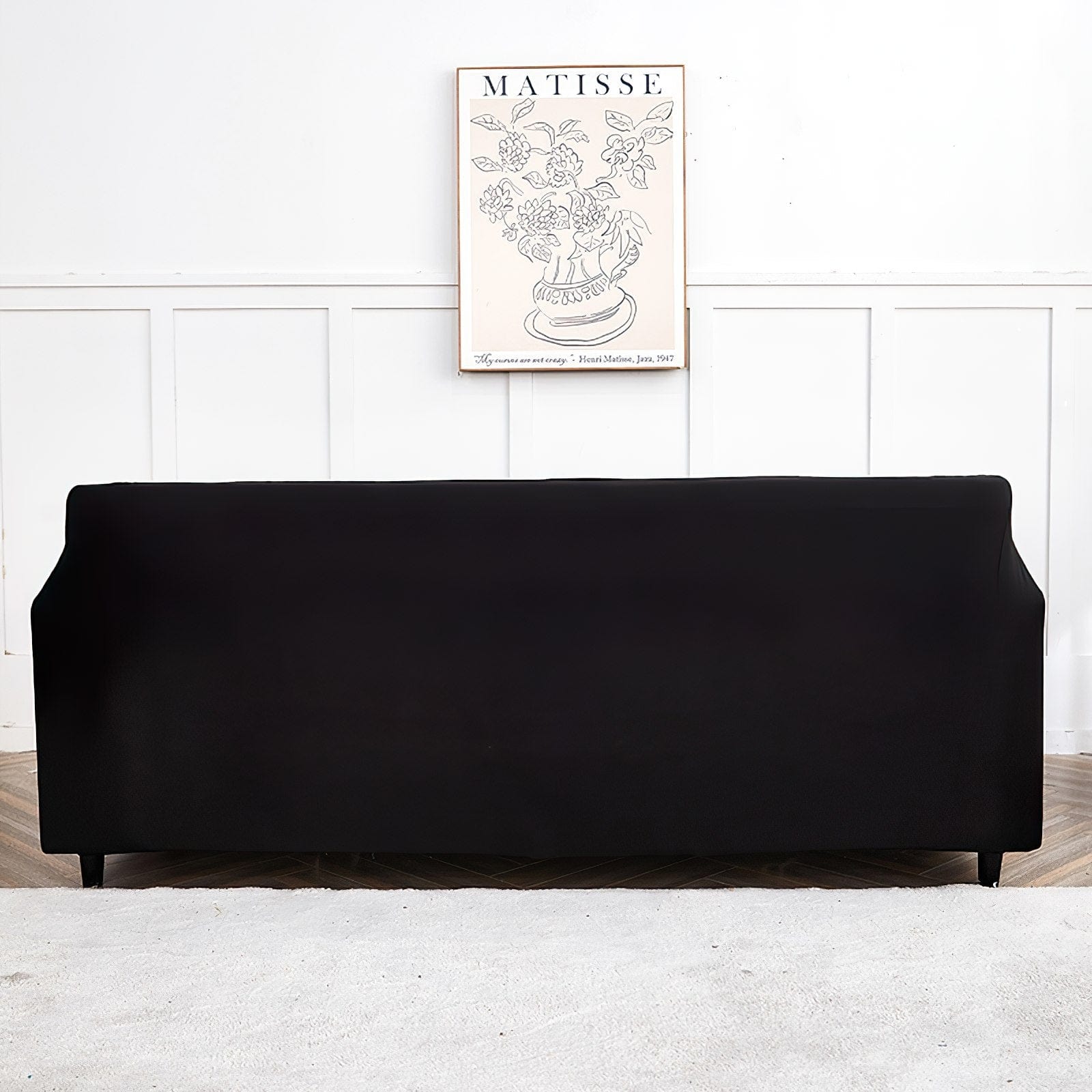 Negro - Fundas para sofás y sofás de esquina - La Casa de las Fundas