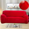 Rojo - Fundas de terciopelo para sofás y sofás de esquina - La Casa de las Fundas