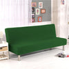 Verde oscuro - Fundas para sofá convertible, sofá cama y BZ - La Casa de las Fundas TAMAÑO M (150-190 CM)