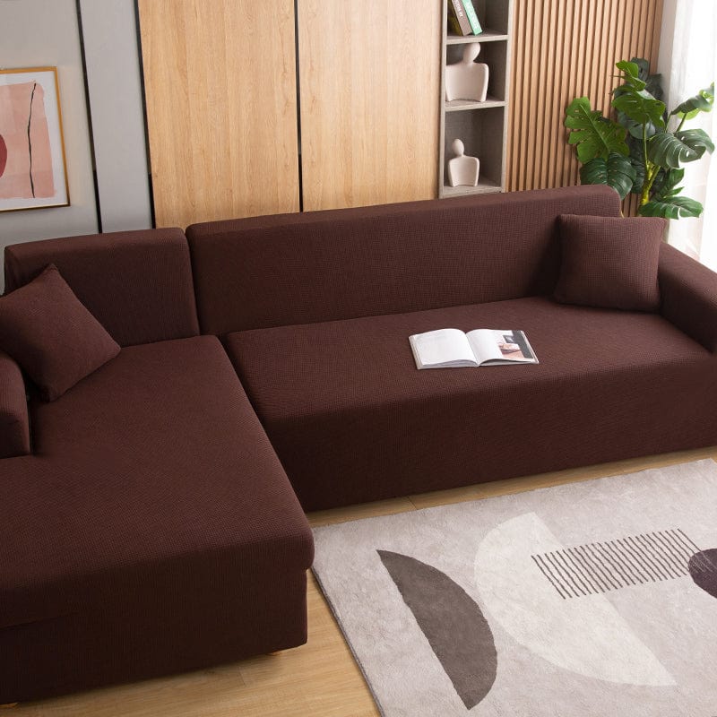 Marrón - Fundas impermeables para sofás y sofás de esquina - La Casa de las Fundas